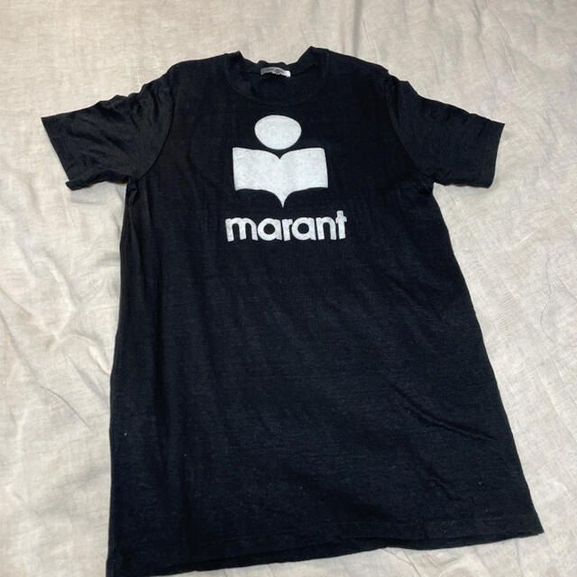 Isabel Marant(イザベルマラン)の新品　ISABEL MARANT イザベルマラン　麻　リネンTシャツ　黒　Ｍ レディースのトップス(Tシャツ(半袖/袖なし))の商品写真