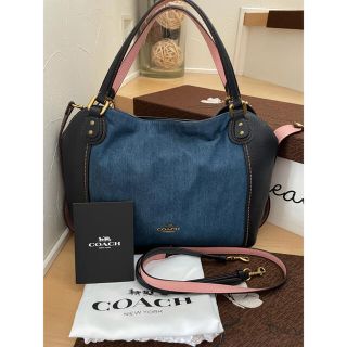 コーチ(COACH)の【最終値下げ】コーチ COACH  デニム花柄(ショルダーバッグ)