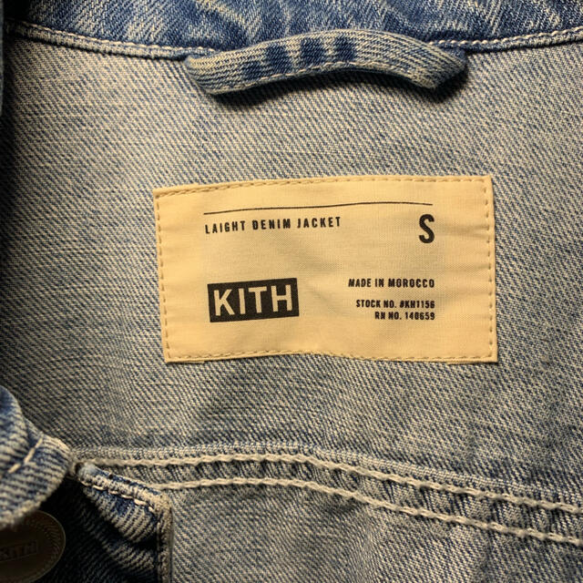 Supreme(シュプリーム)のKITH LAIGHT DENIM JACKET メンズのジャケット/アウター(Gジャン/デニムジャケット)の商品写真