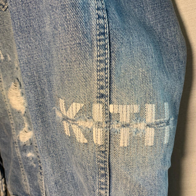 Supreme(シュプリーム)のKITH LAIGHT DENIM JACKET メンズのジャケット/アウター(Gジャン/デニムジャケット)の商品写真