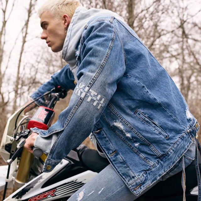 Supreme(シュプリーム)のKITH LAIGHT DENIM JACKET メンズのジャケット/アウター(Gジャン/デニムジャケット)の商品写真