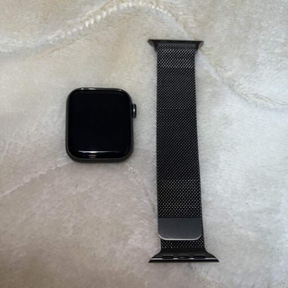 アップル(Apple)のApple Watch Series 6+GPS 40mmグラファイトミラネーゼ(その他)