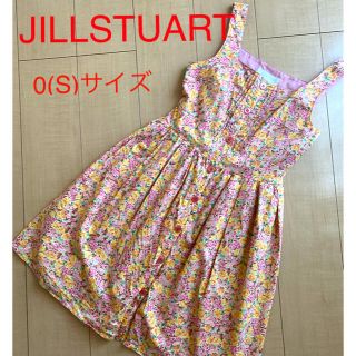 ジルスチュアート(JILLSTUART)のJILL STUART♡ジルスチュアート♡花柄前開きひざ丈ワンピース♡リバティ風(ひざ丈ワンピース)