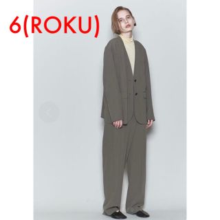 BEAUTY&YOUTH UNITED ARROWS - ROKU ロク 新品 ノーカラージャケットの ...