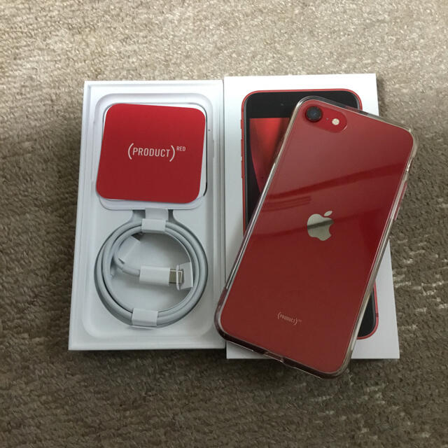 特上美品 iPhone SE 第2世代 (SE2) レッド 64 GB SIMフリー | www