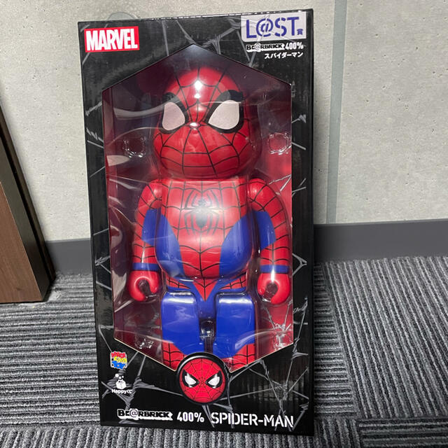 MARVEL BE@BRICK ハッピーくじ ラストワン賞 スパイダーマンフィギュア