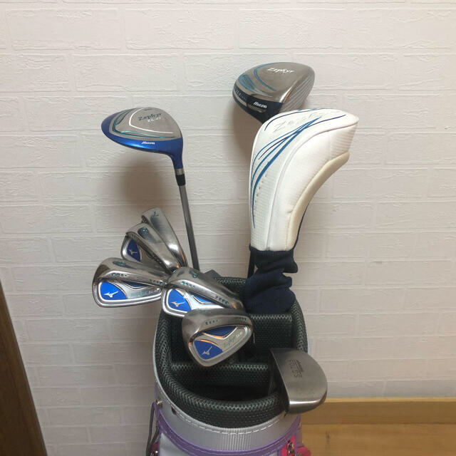 送料込 レディース ゴルフクラブセット ミズノ キャディバッグ無し 9