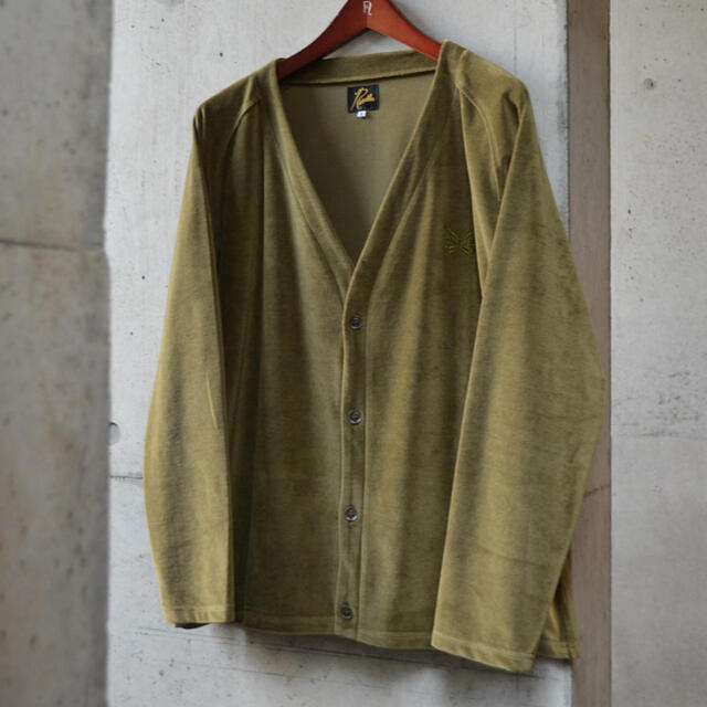 needles V Neck Cardigan - C/Pe Velourのサムネイル