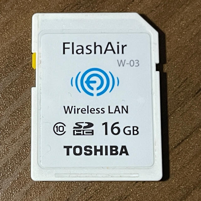 TOSHIBA SDカード FlashAir W-03 16GB