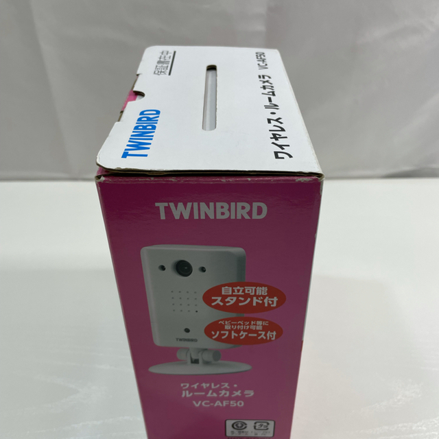 TWINBIRD(ツインバード)の新品 ツインバード ワイヤレス ルームカメラ VC-AF50 スマホ/家電/カメラのカメラ(その他)の商品写真