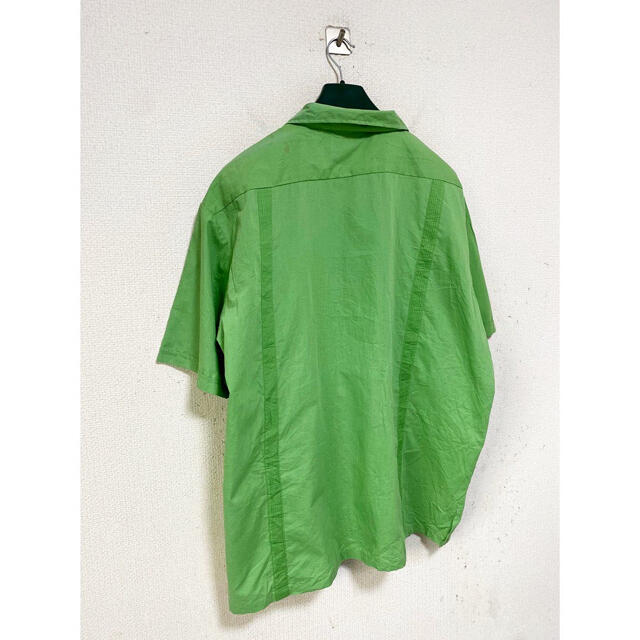 Yohji Yamamoto(ヨウジヤマモト)のvintage 90s xxl オーバーサイズ ライトグリーン キューバシャツ メンズのトップス(シャツ)の商品写真
