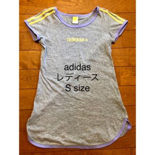 アディダス(adidas)のアディダス　adidas ロンT レディース　S size グレー(Tシャツ(長袖/七分))