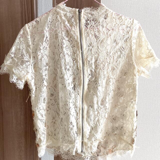 ZARA(ザラ)のレーストップス🌼 レディースのトップス(シャツ/ブラウス(半袖/袖なし))の商品写真