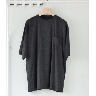 コモリ(COMOLI)のcomoli コモリ　ウールtシャツ 3 美品(Tシャツ/カットソー(半袖/袖なし))