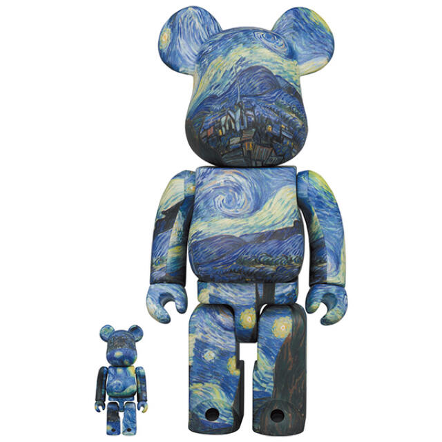 Van gogh Starry Night BE@RBRICK 100%400%