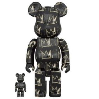 メディコムトイ(MEDICOM TOY)のBE@RBRICK JEAN-MICHEL BASQUIAT #8(キャラクターグッズ)