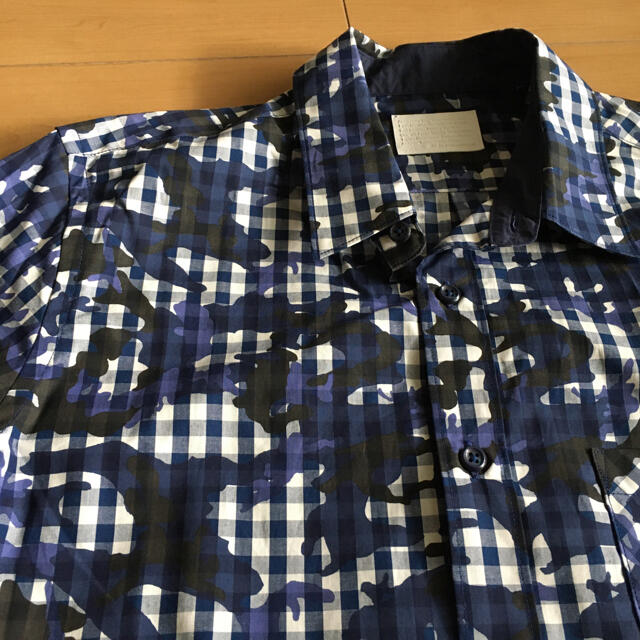 値下げ ☆ JUN HASHIMOTO ジュンハシモト カモフラージュ シャツ - シャツ