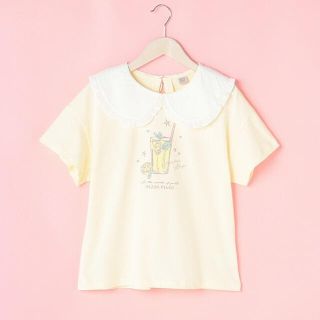 メゾピアノジュニア(mezzo piano junior)のメゾピアノ新品タグ付きビッグカラー半袖Tシャツ160(Tシャツ/カットソー)