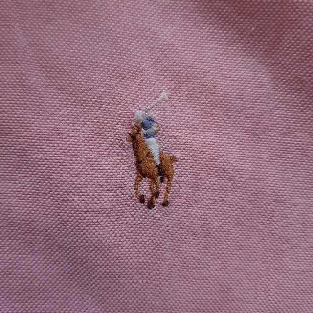 POLO RALPH LAUREN(ポロラルフローレン)のUSED ☆ Ralph Lauren ラルフローレン　ピンクシャツ  キッズ/ベビー/マタニティのキッズ服女の子用(90cm~)(ブラウス)の商品写真