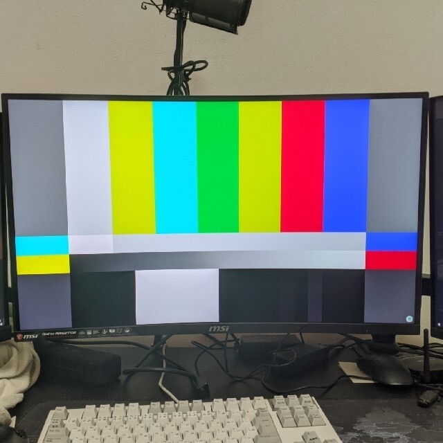 MAG27CQ 144hz WQHD 湾曲 27インチ ゲーミングモニター - ディスプレイ