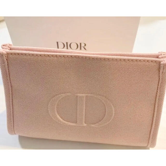 Dior(ディオール)の【限定】ディオール ポーチ ノベルティ　ピンク レディースのファッション小物(ポーチ)の商品写真