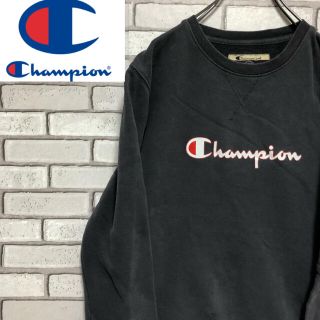 チャンピオン(Champion)の【希少】チャンピオン☆ビックロゴプリント プレミアムリバースウィーブ スエット(スウェット)