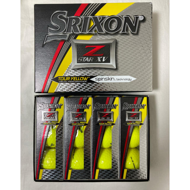 スリクソン Z-STAR XV SRIXON 2ダース イエロー  未使用新品