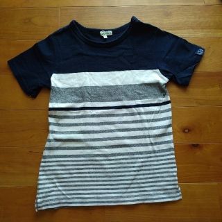 サンカンシオン(3can4on)の【しお様ご専用】3can4on　ボーダー半袖Tシャツ　130(Tシャツ/カットソー)