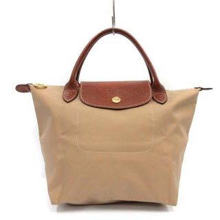 ロンシャン(LONGCHAMP)のロンシャン プリアージュ S トートバッグ ハンドバッグ ナイロン 茶(ハンドバッグ)