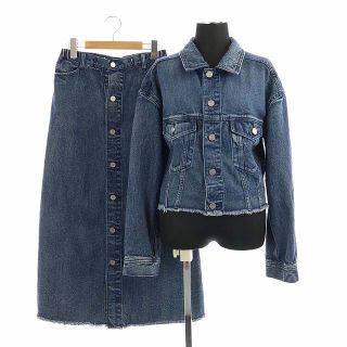 アメリヴィンテージ(Ameri VINTAGE)のアメリヴィンテージ 4WAY DENIM DRESS セットアップ S 青(その他)