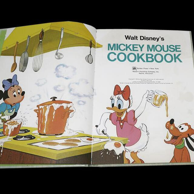 Disney(ディズニー)のディズニー ミッキーマウス 料理本 COOKBOOK ゴールデンブックス エンタメ/ホビーの本(料理/グルメ)の商品写真