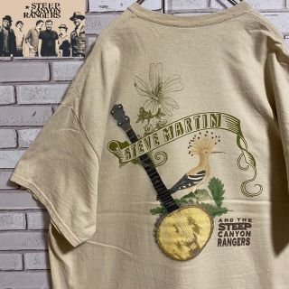 90s 古着 スティープキャニオンレンジャース バンドT 2XL バックプリント(Tシャツ/カットソー(半袖/袖なし))