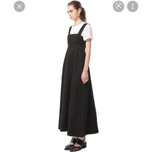ワンピース レディース CLANE ワイドストラップワンピース クラネ 正規通販ショップ情報 【美品】クラネ clane ワイドストラップ ワンピース サロペット/オーバーオール