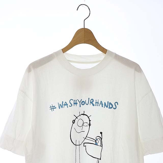 other(アザー)のプランシー WASH YOUR HANDS Tシャツ カットソー 半袖 プリント レディースのトップス(Tシャツ(半袖/袖なし))の商品写真