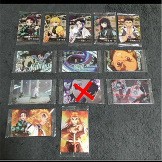 鬼滅の刃　ウエハース3  カード　12種類　新品未使用(カード)