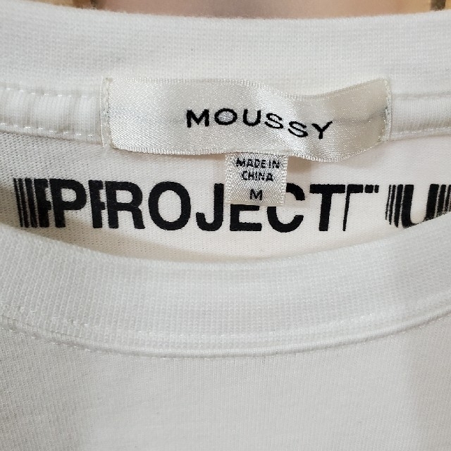 moussy(マウジー)のMOUSSY NAUGHTY FAKE BONE LONG Tシャツ レディースのトップス(Tシャツ(長袖/七分))の商品写真