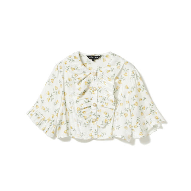 BEAMS(ビームス)のsister jane / Floral Ruffle Blouse レディースのトップス(シャツ/ブラウス(半袖/袖なし))の商品写真