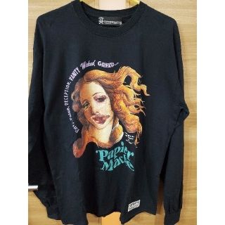 サバトサーティーン(SABBAT13)のSABBAT13 PAPIER MACHE L/S TEE BLACK(Tシャツ/カットソー(七分/長袖))