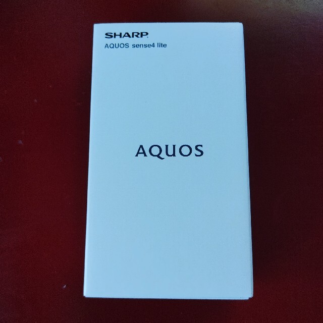 スマートフォン本体aquos sense4 lite　シルバー