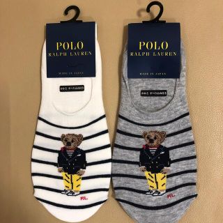 ポロラルフローレン(POLO RALPH LAUREN)の新作新品　レディース  ポロラルフローレン　ペッツソックス2足　日本製　送料無料(ソックス)