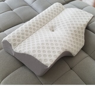 Mkicesky低反発枕 　円筒形設計 ヘルスケア枕 　洗えるカバー付き(枕)
