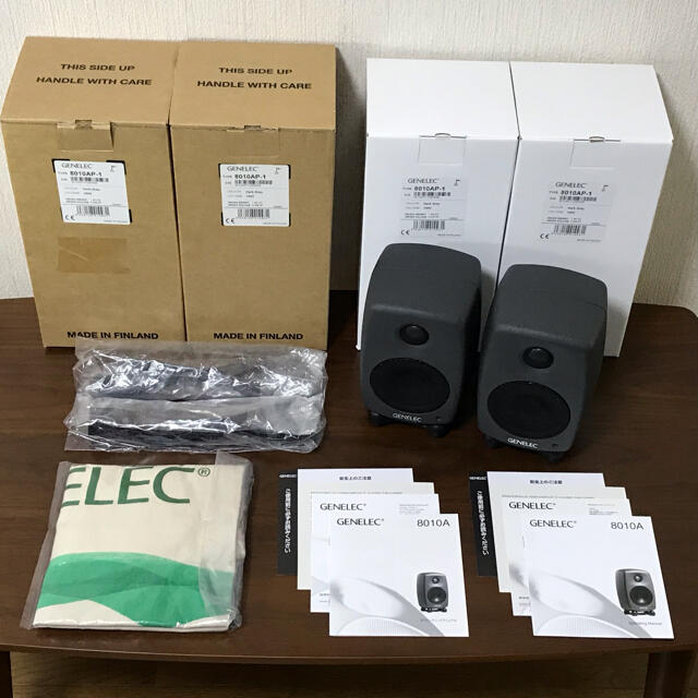 Genelec 8010A ペア スタンドセット 超特価激安 32500円 www