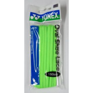 ヨネックス(YONEX)の①ヨネックス　オーバルシューレース【AC570】ライムグリーン・１５０cm(バドミントン)