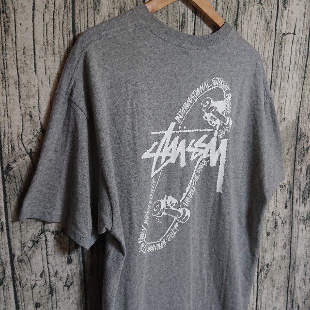 STUSSY ビッグロゴ　プリント　長袖　ステューシー　sクラウン　シュプリーム