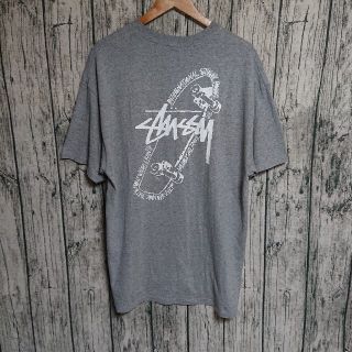 ステューシー(STUSSY)のメキシコ製STUSSYスケボービッグプリントTシャツXLステューシー古着(Tシャツ/カットソー(半袖/袖なし))