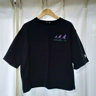 カンゴール(KANGOL)の【10】KANGOL Tシャツ 黒 ブラック (Tシャツ(半袖/袖なし))