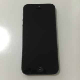 アップル(Apple)のiphone5 ブラック 16GB(スマートフォン本体)
