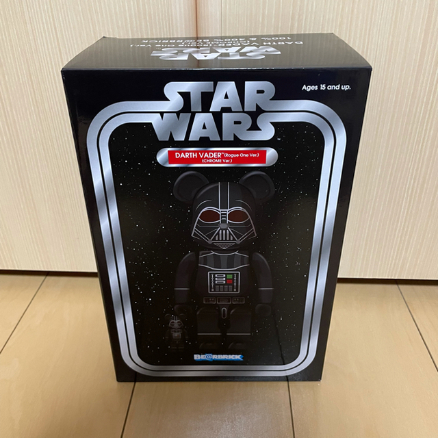 MEDICOM TOY(メディコムトイ)のBE@RBRICK DARTH VADER Ver.100％ & 400％ エンタメ/ホビーのフィギュア(SF/ファンタジー/ホラー)の商品写真