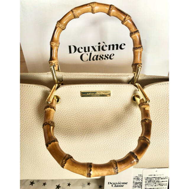 DEUXIEME CLASSE(ドゥーズィエムクラス)の☆DEUXIEME CLASSE☆KATIE LOXTONバンブーバッグ未使用 レディースのバッグ(ハンドバッグ)の商品写真