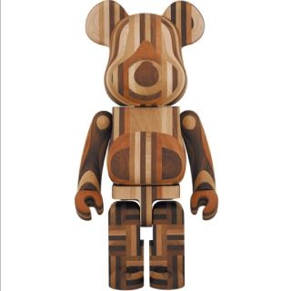 BE@RBRICK カリモク 寄木 1000％(その他)